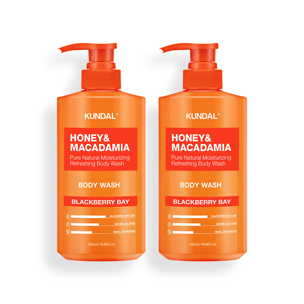 Kundal Pure Body Wash 500ml (2 Pack) - Blackberry Bay