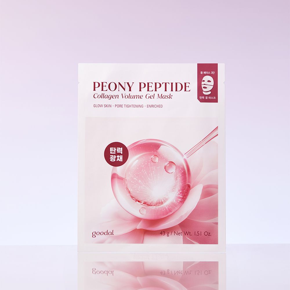 Goodal Peony Peptide Collagen Firming Gel Mask Set (5 Sheets)