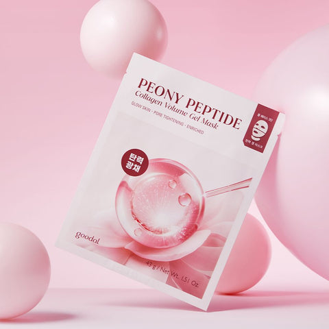 Goodal Peony Peptide Collagen Firming Gel Mask Set (5 Sheets)