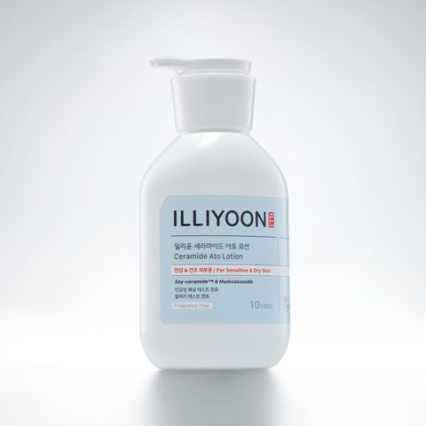 ILLIYOON Ceramide Ato Unscented Body Lotion 580ml + 300ml