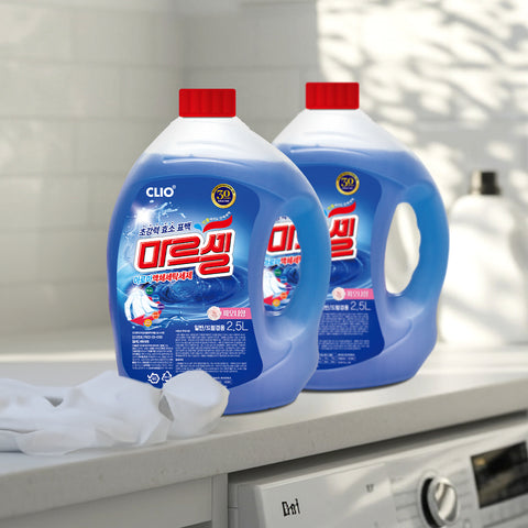 Clio Marcel Aroma Liquid Laundry Detergent 2.5L x 4 (Top & Drum Compatible)