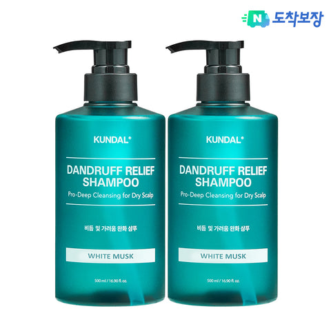 Kundal Scalp Deep Cleansing Shampoo (Oily) 500ml x2 - Baby Powder