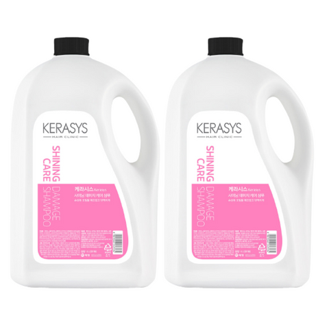 Kerasys Shining Damage Shampoo 4L x 2 (Pump Cap Not Included)