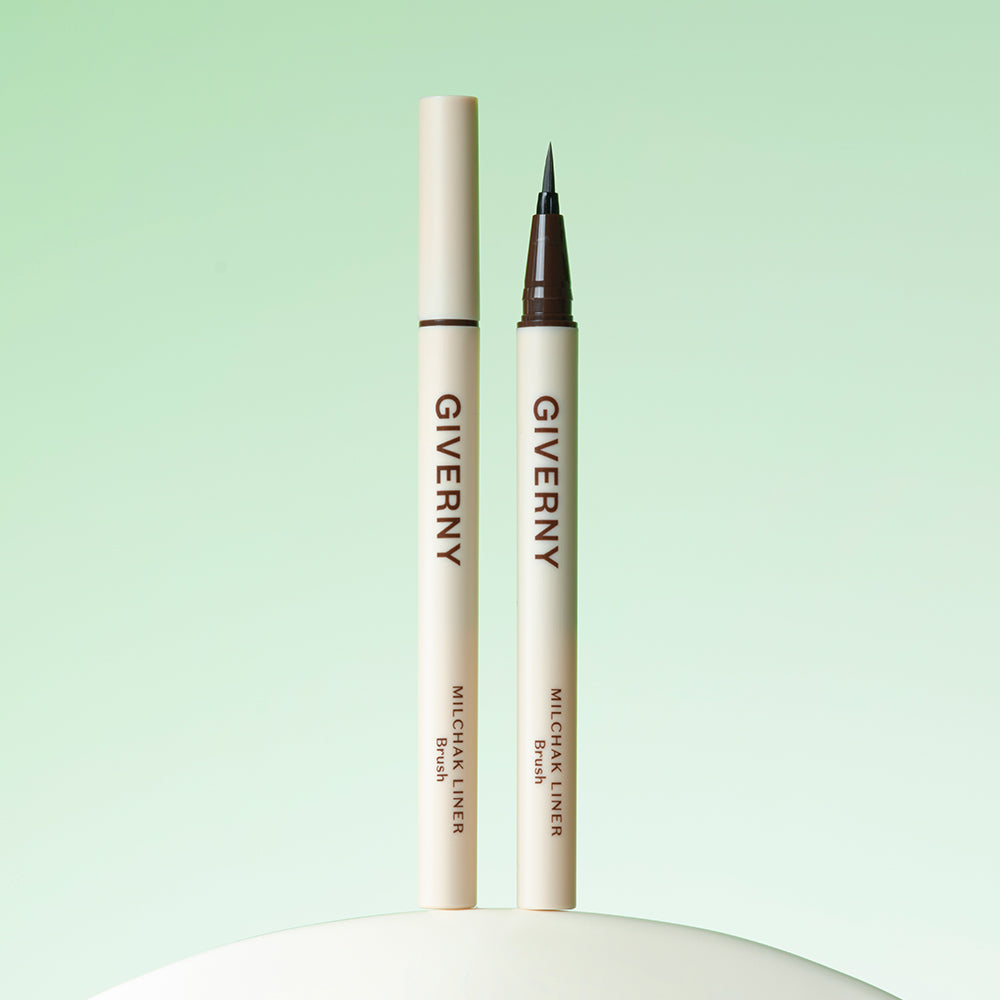 Giverny (2 Pack) Close-Fit Brush Liquid Eyeliner 0.6g