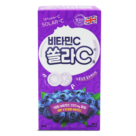 Koreaeundan Sola C Vitamin C Chewable 80 Tablets (1 Lemon + 1 Blueberry)