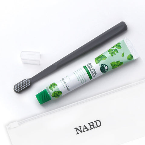 Nard Toothbrush & Toothpaste Travel Set (6 Pack)