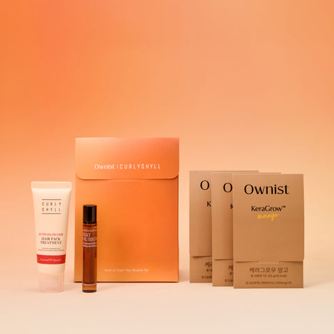 Ownist Keragrow Trial Kit 3 Sachets + 13 ml Silky Treatment + 30 ml Hair Pack