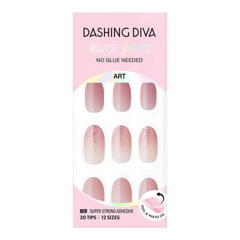 Dashing Diva Magic Press Lovely Muse (Long Oval) Nail Tips