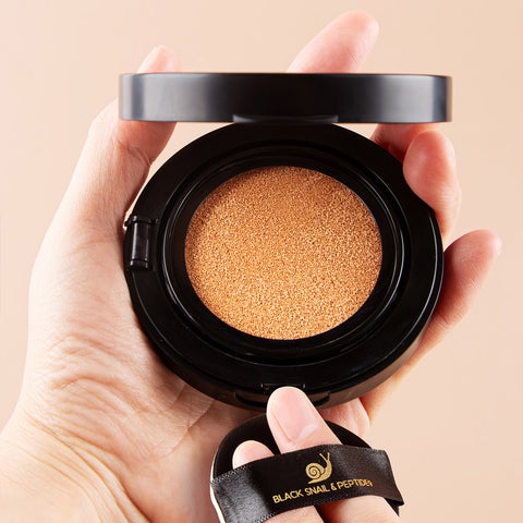 Farmstay Black Snail & Peptide9 Perfect Foundation Cushion 15g