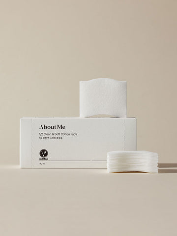 About Me 1/2 Clean & Soft Cotton Pads 80sheets