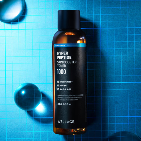 Wellage Hyper Peptide Skin Booster Toner 200ml + Botulidle Ampoule 50ml + Bandage Cream 50ml