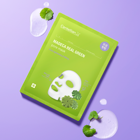 Centellian24 Madeca Real Green Pore Mask Pack (10 Sheets)