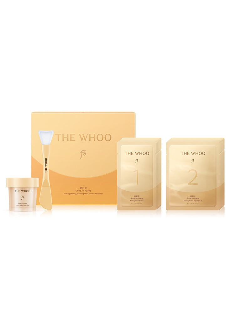 The History of Whoo Gongjinhyang Elastic Shaking Modeling Mask Protein Repair Set (Step 1 + Step 2)