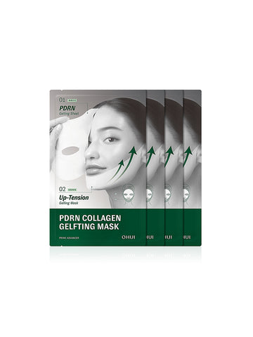 OHUI Prime Advancer PDRN Collagen Gelifting Mask (4 sheets)