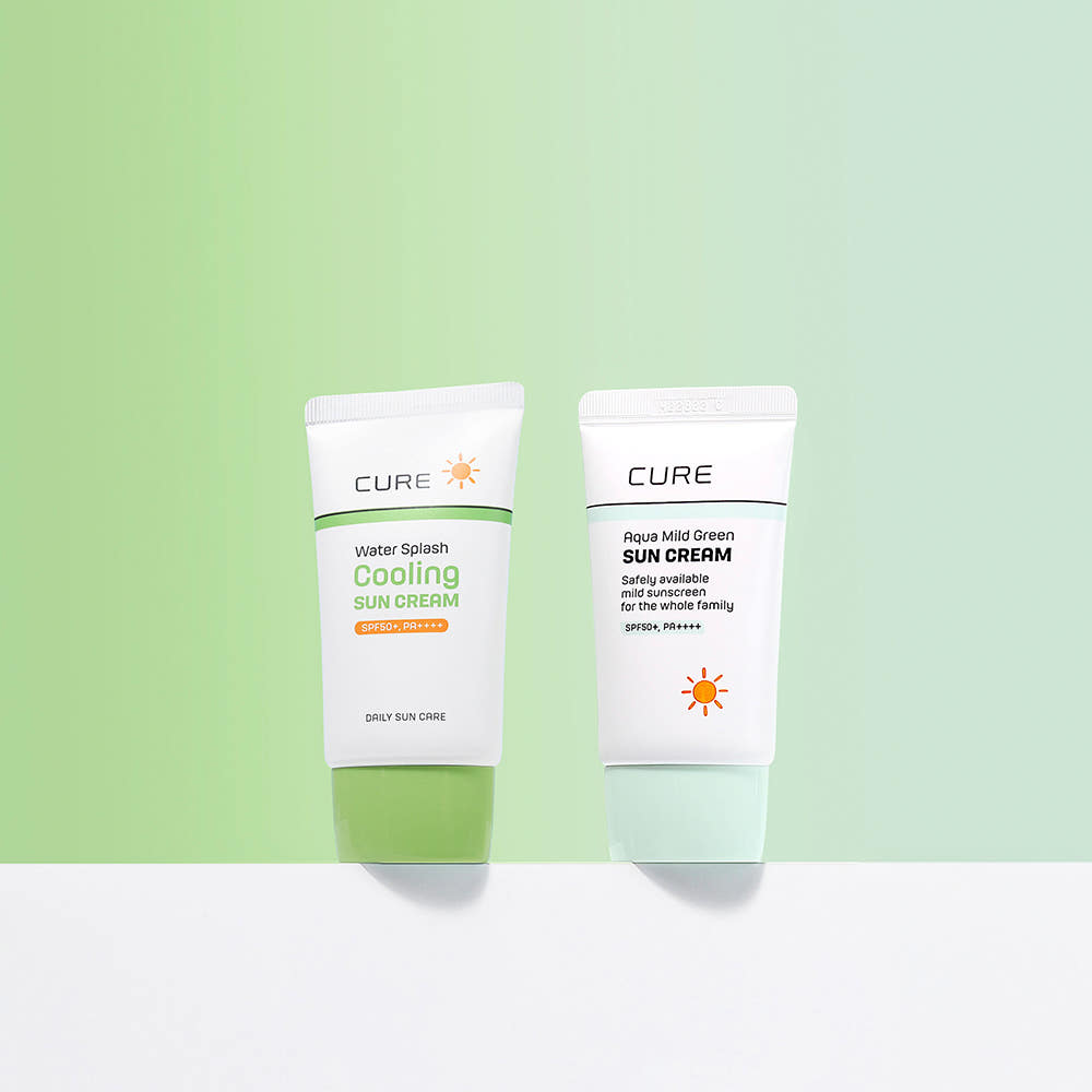 Kim Jeong Moon Aloe Cooling Sun Cream 40ml + Green Sun Cream 40ml 2-Piece Set