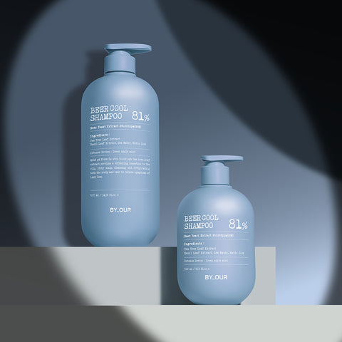 Byour Beer Yeast 810,000 PPM Cooling Hair Loss Shampoo 1017ml (2 Pack)