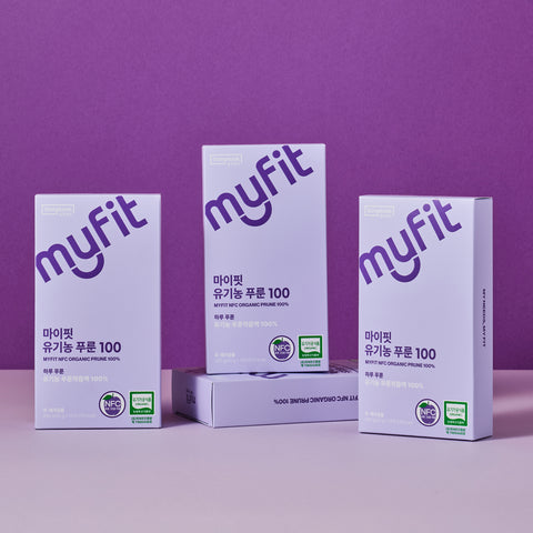 DongKook MyFit Organic NFC Prune 100 3 Boxes (280ml pouch)