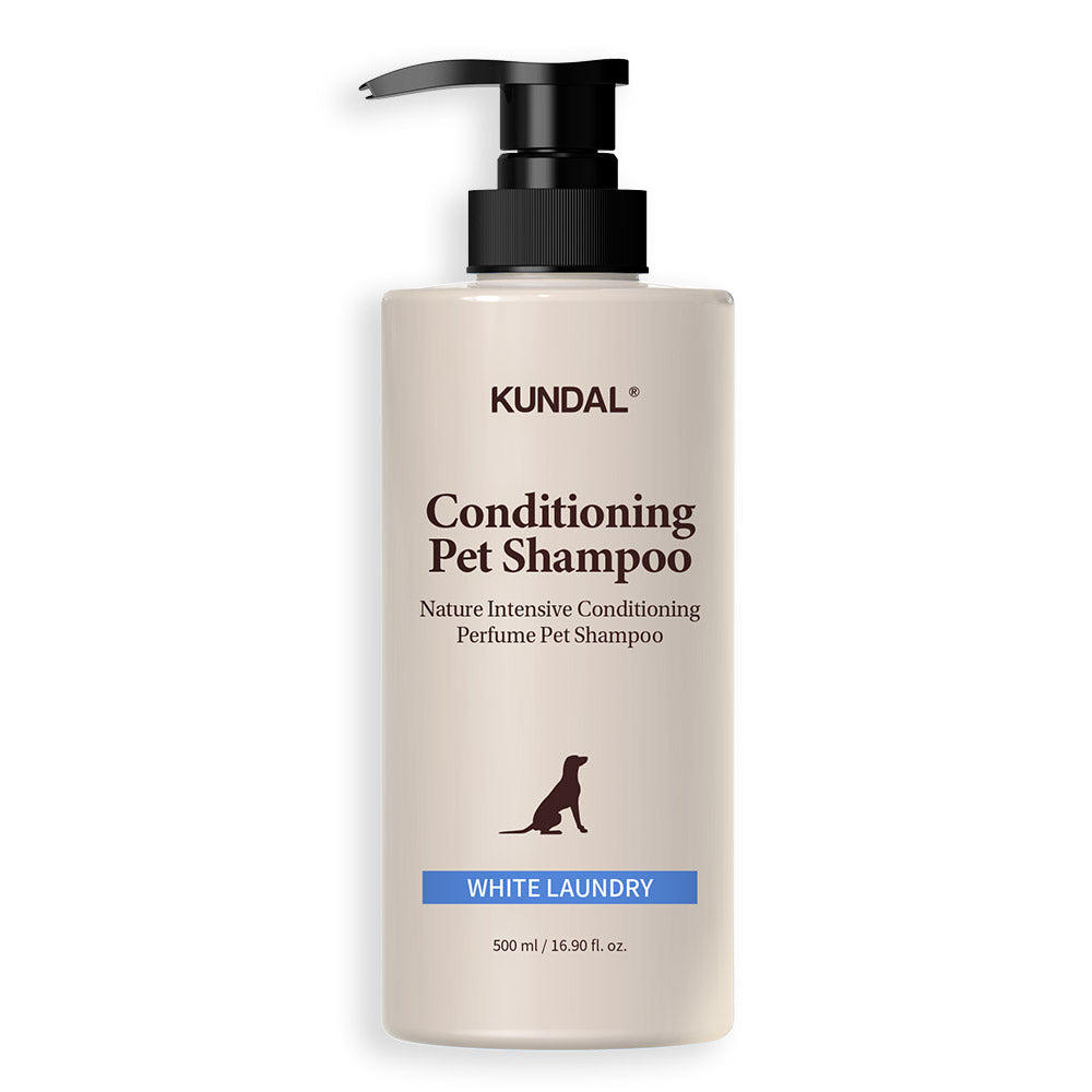 Kundal Nature Intensive Conditioning Perfume Dog Shampoo, White Laundry 500ml