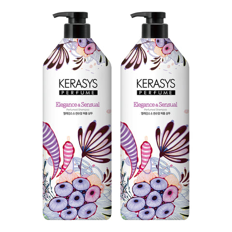 Kerasys Perfume Shampoo Lovely Romantic 980ml x2 + Oilex Shampoo 60ml