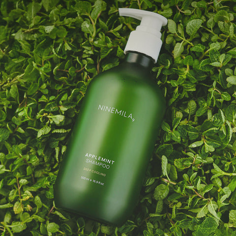 Ninemila Lounge Membership Apple Mint Cooling Shampoo 500ml + Scalp Cooling Pack 300ml