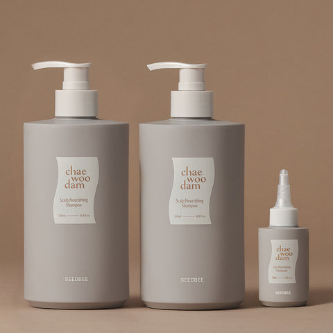 Seedbee Chaudam Shampoo 500ml (2 Pack) + 70ml Treatment Gift