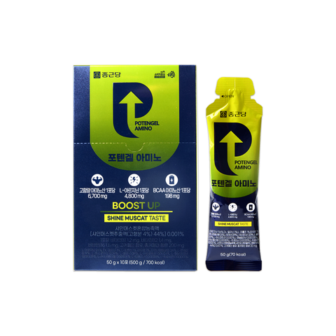 Chongkundang PotenGel Amino 50g x 10 Sachets (1 Pack)