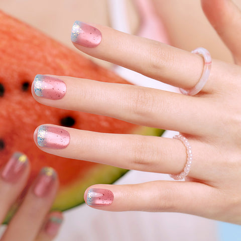 Dashing Diva Magic Press Watermelon (Regular Round) Nail Tips