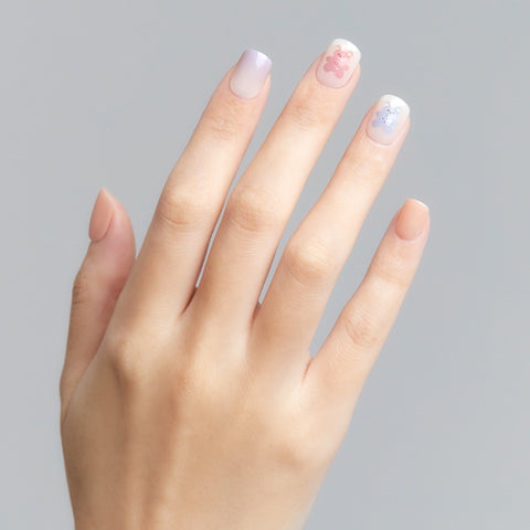 Dashing Diva Magic Press Gummy Bear (Short Square) Nail Tips