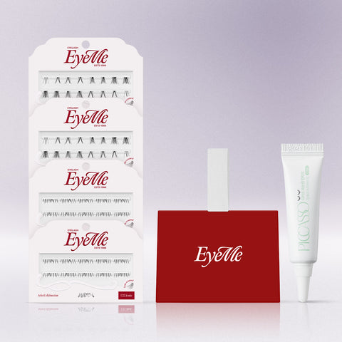 Picasso AIMI x Sangeun Unni Signature Lash Strands 4-Set (Includes Full-Size Eyelash Glue Tube Gift Packaging)