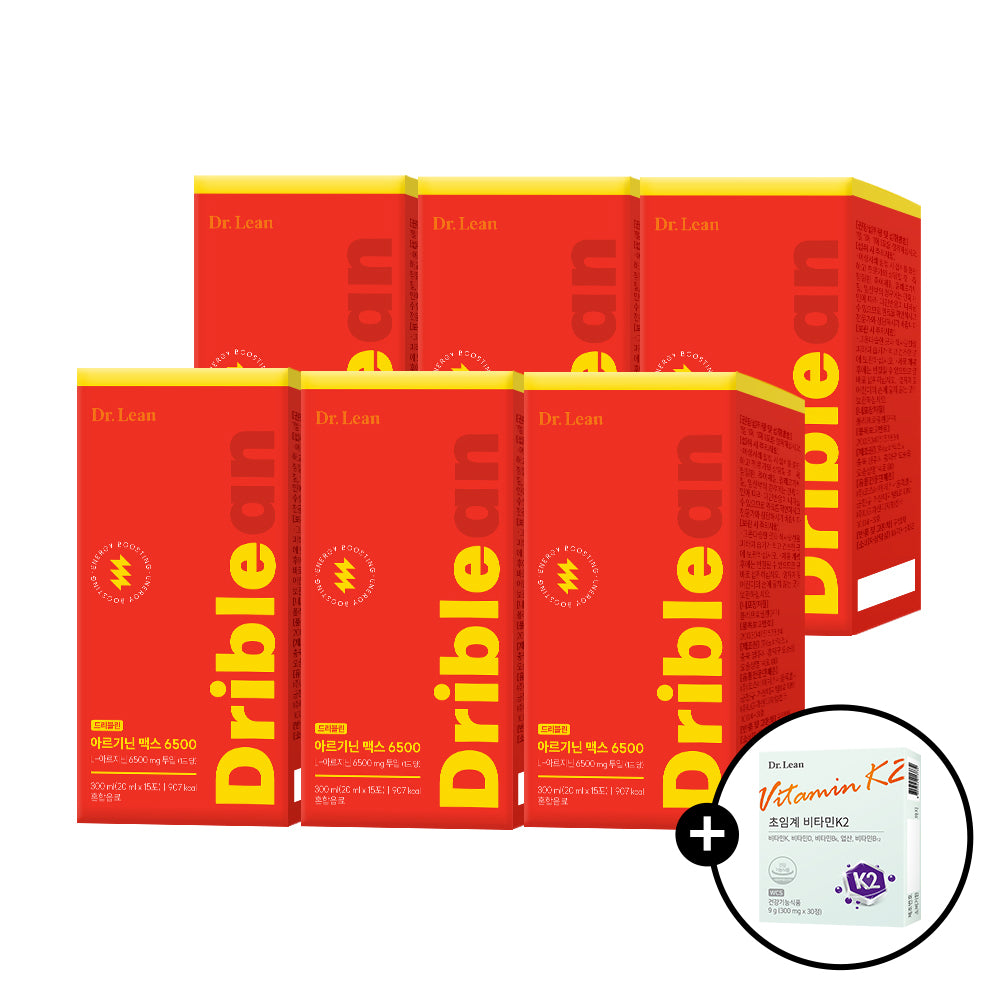 Dr. Lean Driblin Arginine Max 6500 15 Sachets x 6 Boxes (3?Month Supply)