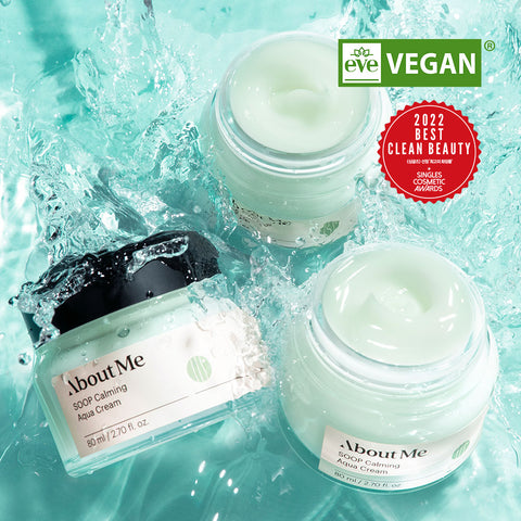 About Me Vegan 3-Piece Sun & Moisture Care Set - Forest Soothing Cream 80ml, Mist 100ml & Be Clean Sun 50ml