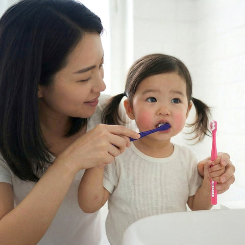 Clio Chikabu Soft Baby & Toddler Ultra-Fine Bristle Toothbrush - Stage 1, 9 Pack