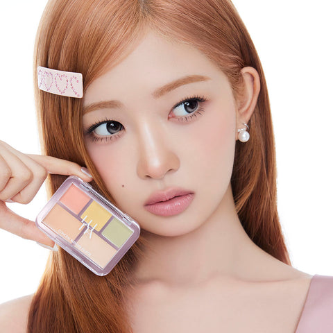 Luna Conceal Blender Palette 6g (+ Mini Pore Brush)