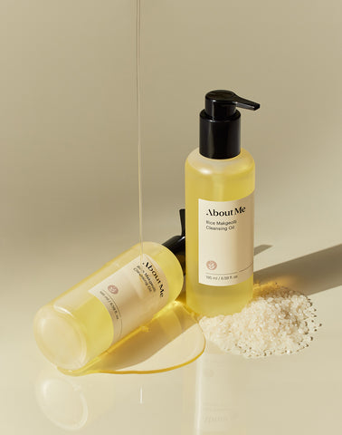 About Me Rice Makgeolli Cleansing 2-Piece Set (Foam 120ml & Cleansing Oil)
