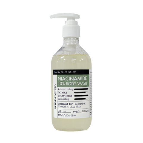 Derma Factory Niacinamide 10% Body Wash 300ml