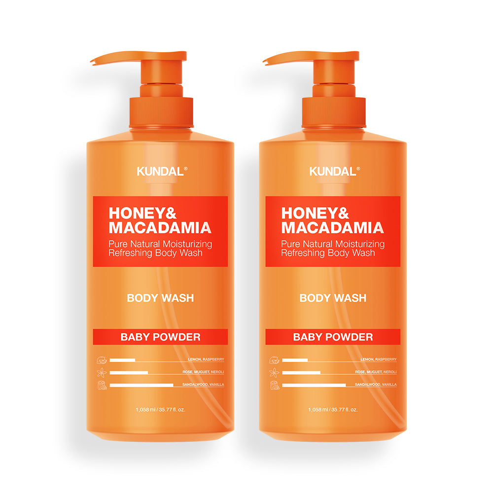 Kundal Pure Body Wash 1058ml x 2 (Baby Powder)