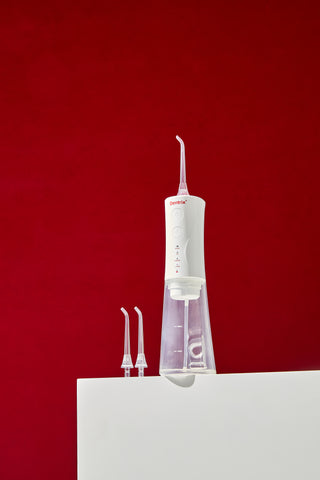 DongKook DENTRIX Sonic Pulse Massage Shot Oral Irrigator 2 Nozzles + Crush Concentrated Gargle 25ml
