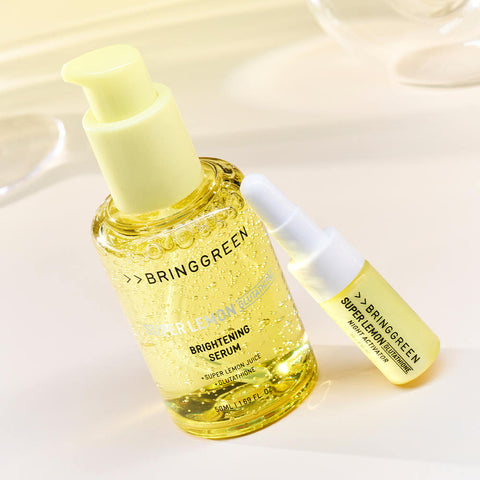 Bringgreen Super Lemon Glutathione Brightening Serum 50ml Set +Activator 3g