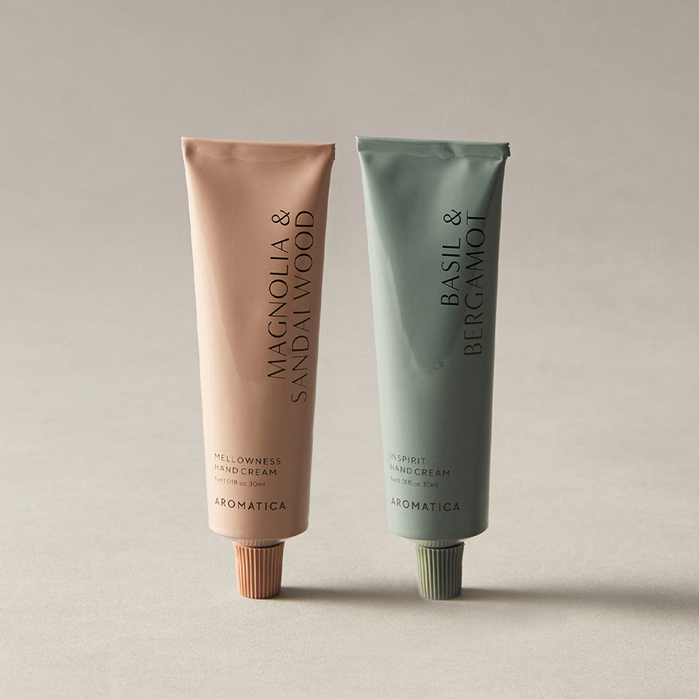 Aromatica Inspirit & Mellowness Hand Cream 30ml (2 Pack)