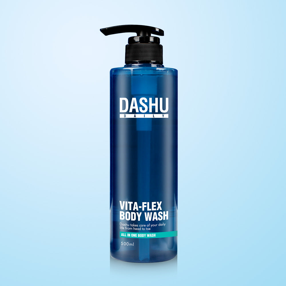 Dashu Daily Vita-Flex All-in-One Body Wash Citrus Aqua Blue 500ml