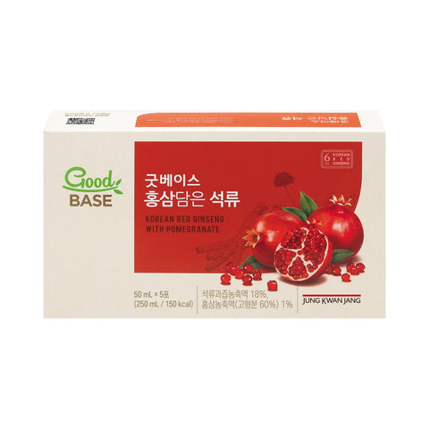 JungKwanJang Goodbase Red Ginseng Best Collection (Pomegranate 50ml x10 Black Garlic 50ml x10)