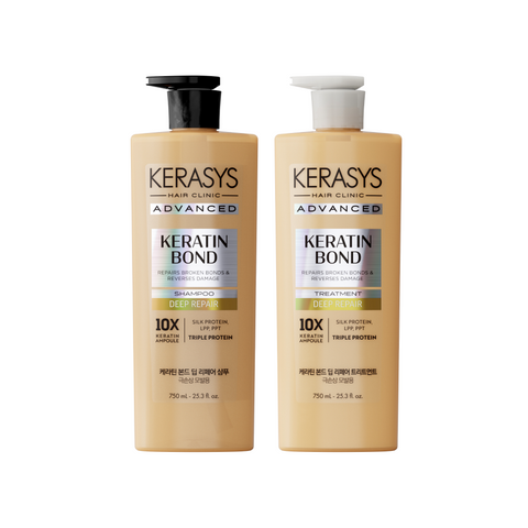Kerasys Keratin Bond Deep Repair Shampoo 750ml (2 Pack)