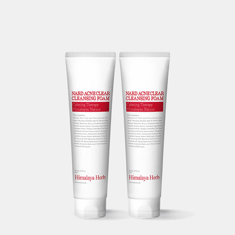Nard Acne Relief Foam Cleanser 150ml (2 Pack)