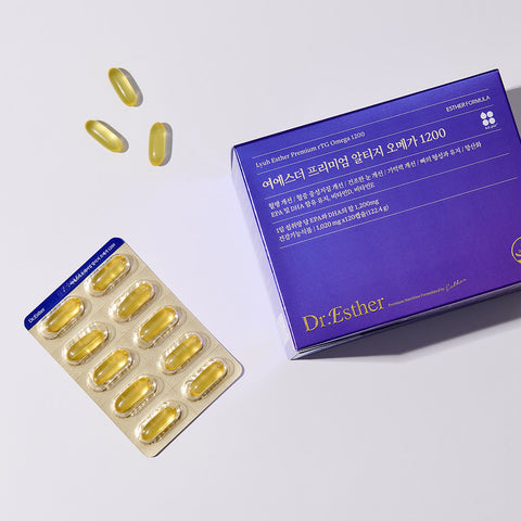 Esther Formula Premium rTG Omega 1200 (760 mg x 120 Capsules) (6 Pack)