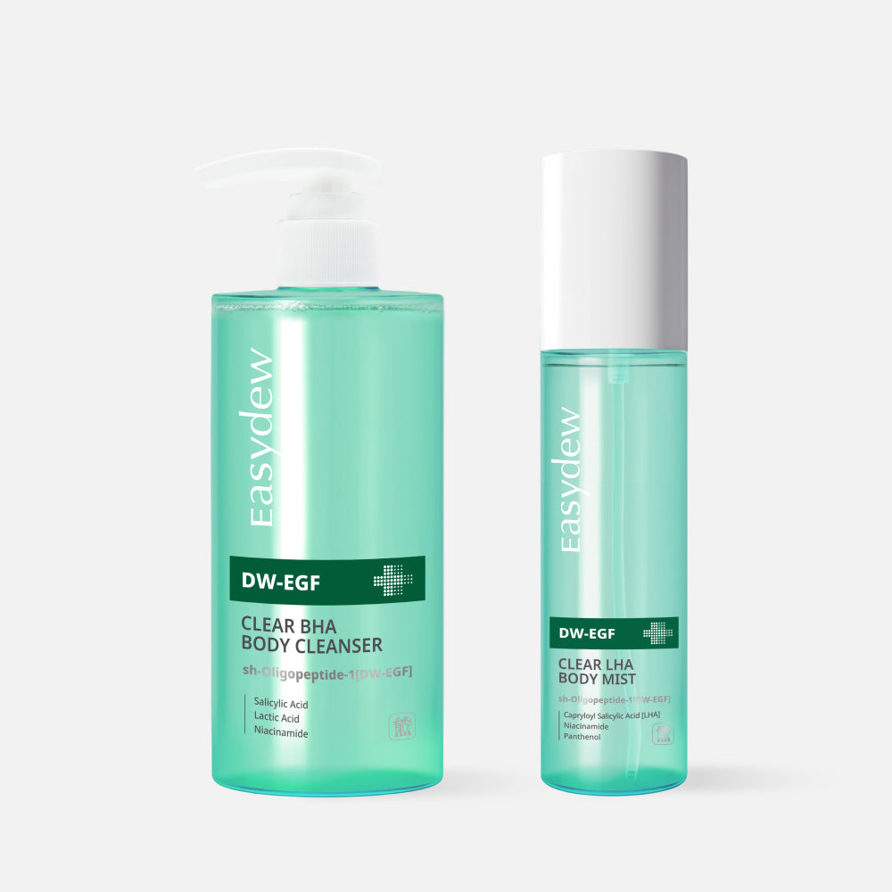 Easydew Clear BHA Body Cleanser 300g + LHA Mist 100ml