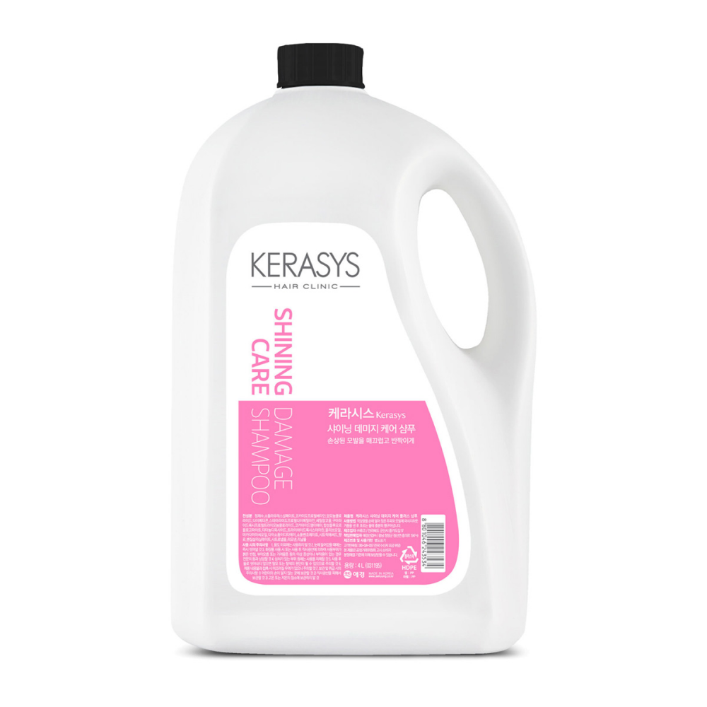 Kerasys Shining Damage Shampoo 4L Bottle (Pump Cap Not Included)
