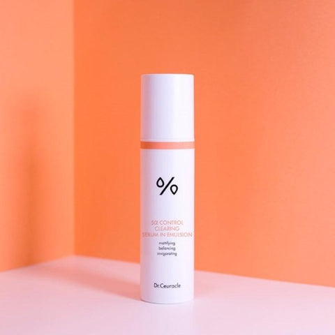Soonsu Beauty 5α Control Clearing Serum in Emulsion side view