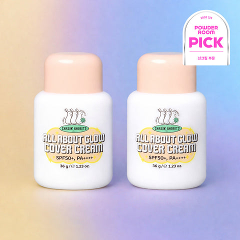 Chasing Rabbit All About Glow Pade-Free Beige Cover Cream 35g+