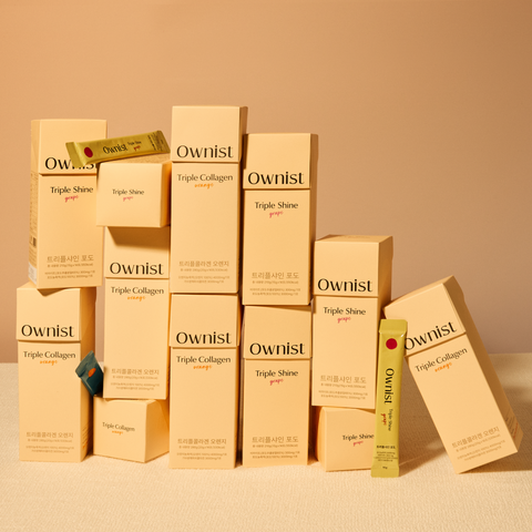 Ownist Glow Synergy Set 12-Week Routine (Triple Collagen 6 boxes + Triple Shine 6 boxes)