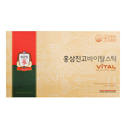 JungKwanJang Red Ginseng JinGo Vital Stick 10g x 30 Packs